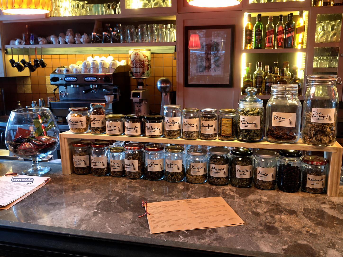 Local herbal teas