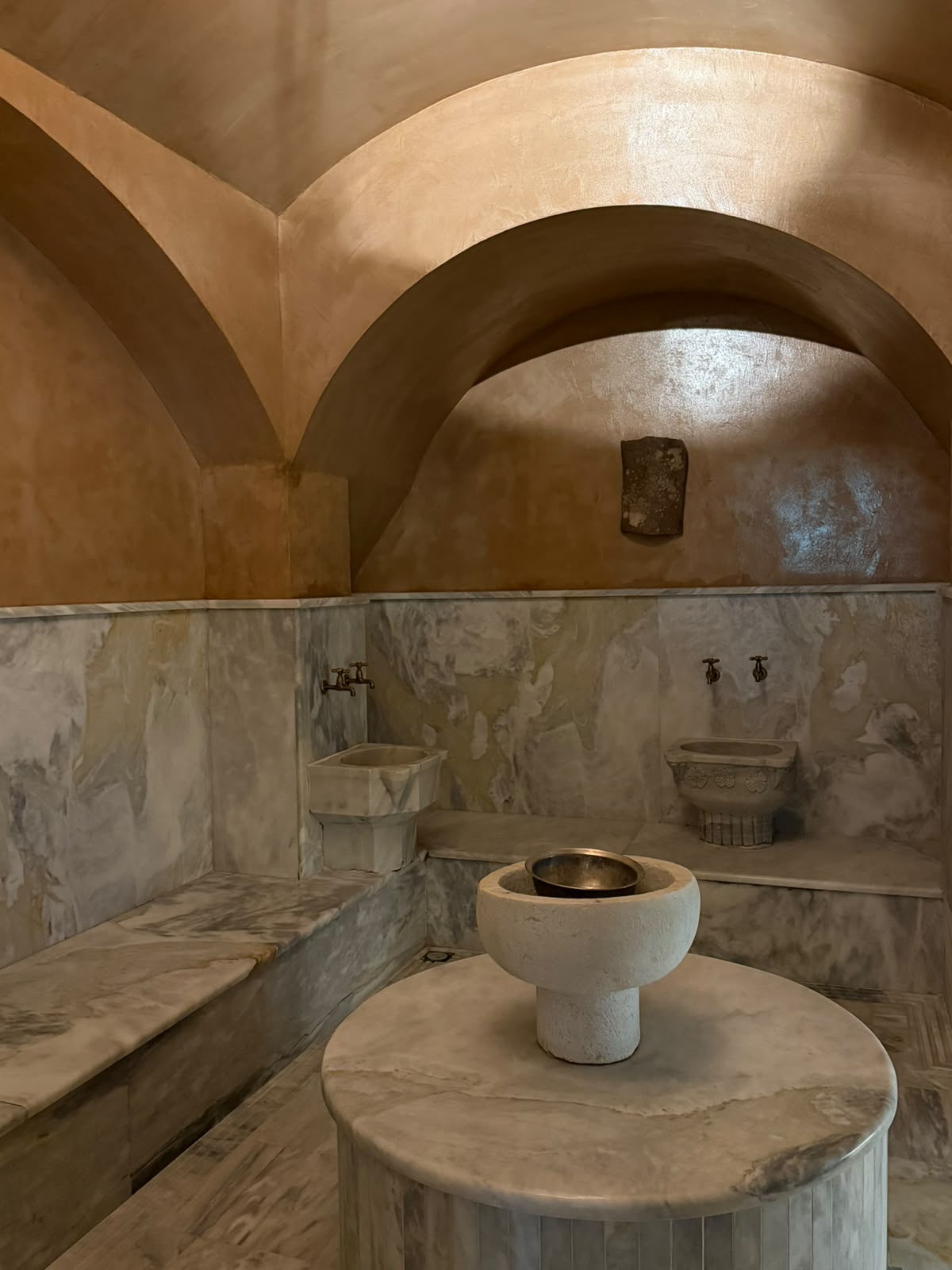 The marble hammam