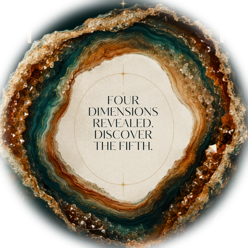 Agate ring: four dimensions revealed. Discover the fifth.