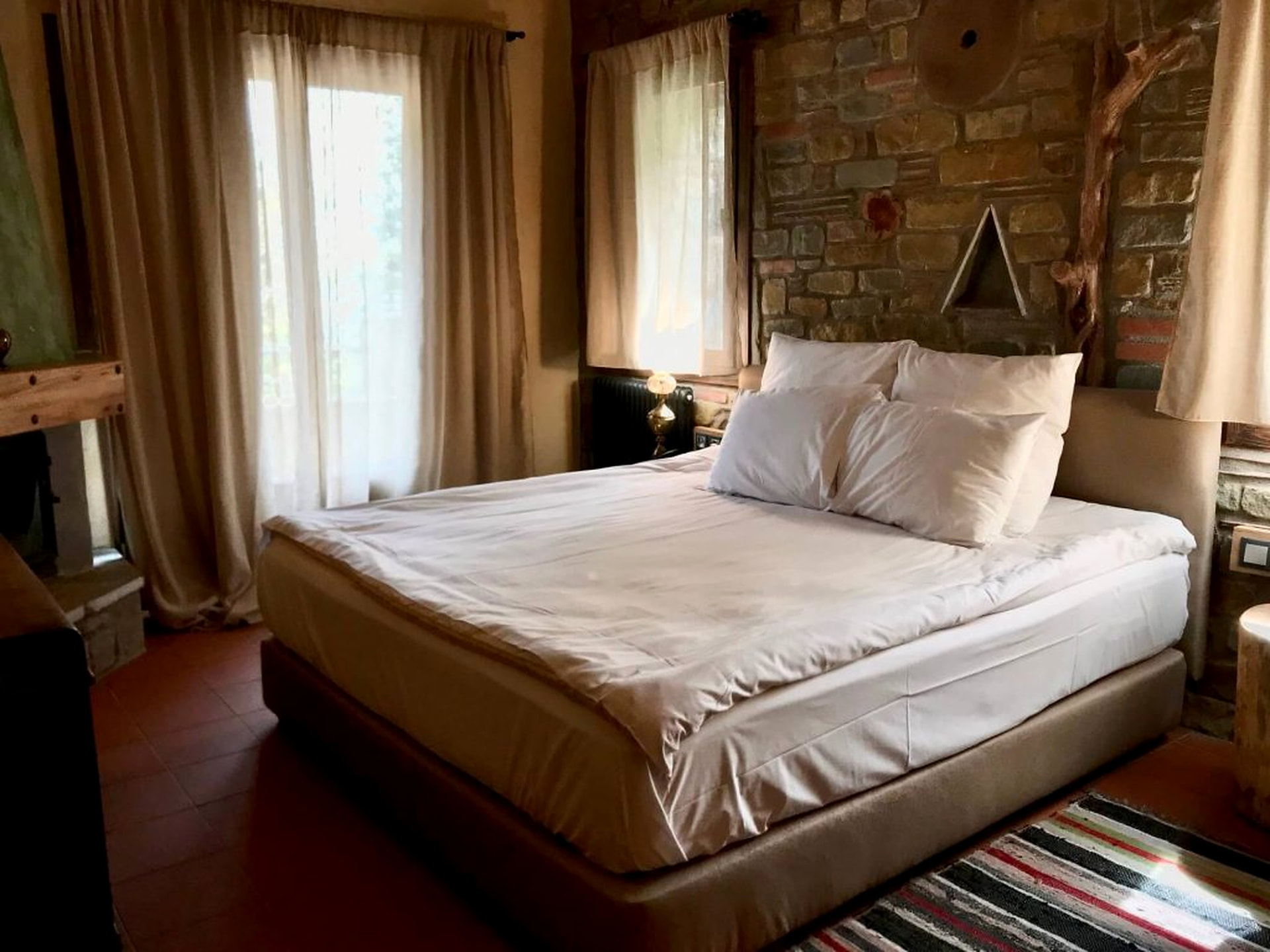 A private double room