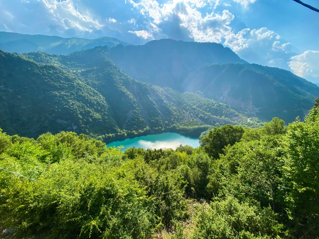The water below